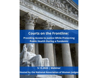 NAWJ Webinar - Courts on the Frontline: Providing Access to Justice While Protecting Public Health During a Pandemic